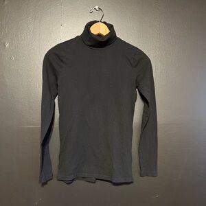 J. Crew Black Cotton Turtleneck